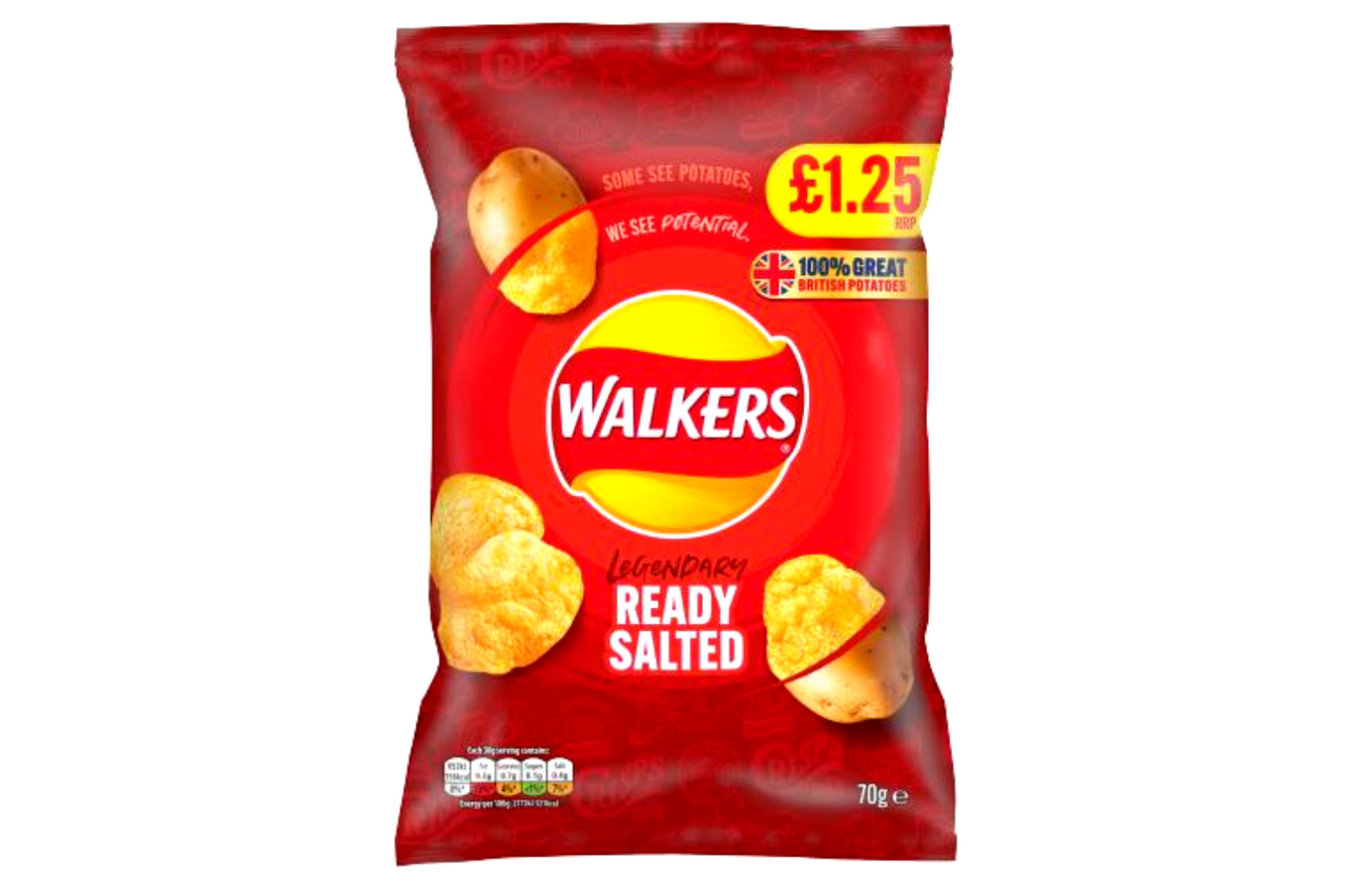 Walkers Ready Salted Crisps 70g Best Before it's Gone Ltd